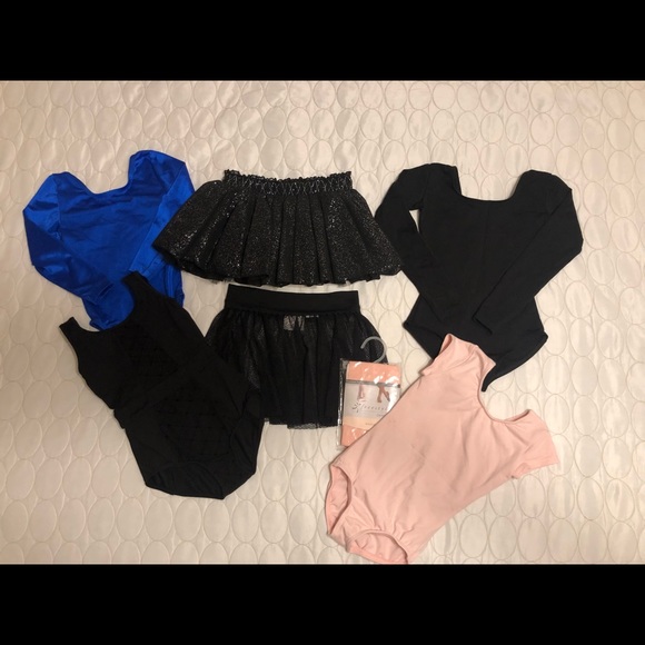 Ballet/Gymnastics Outfits, 13 Piece Lot, Size S, M, L (Sizes 6 to 12) - Picture 4 of 14